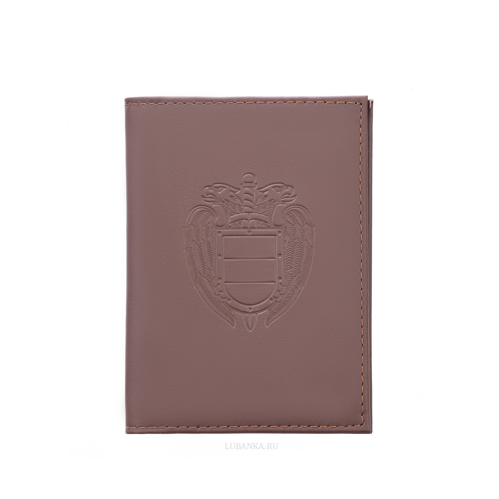 Обложка для автодокументов ФСО с жетоном коричневая