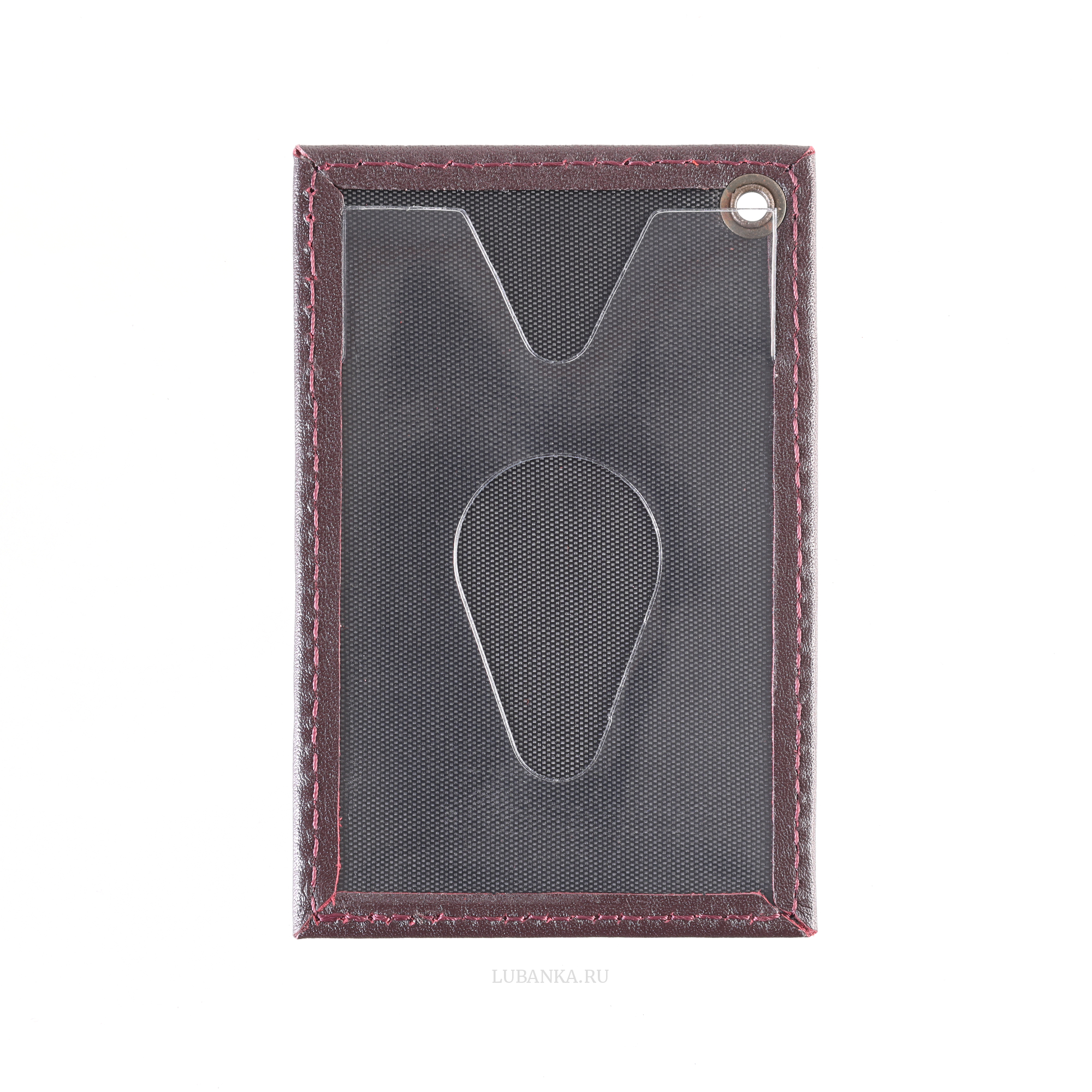 Картхолдер односторонний МЧС бордовый