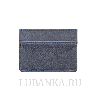 Картхолдер двухсторонний без символики темно синий