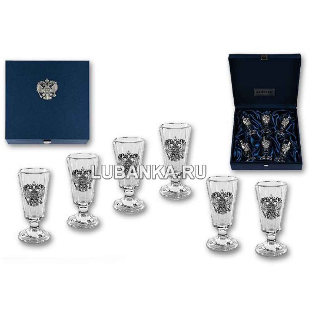 Хрустальные рюмки лафитники «Старорусский-2»