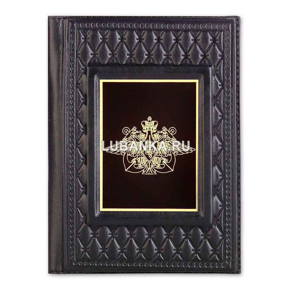 Обложка для паспорта «Военно-Морской флот», чёрная