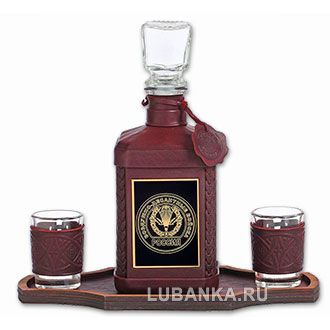 Набор для водки «Воздушно-Десантные войска» бордовый