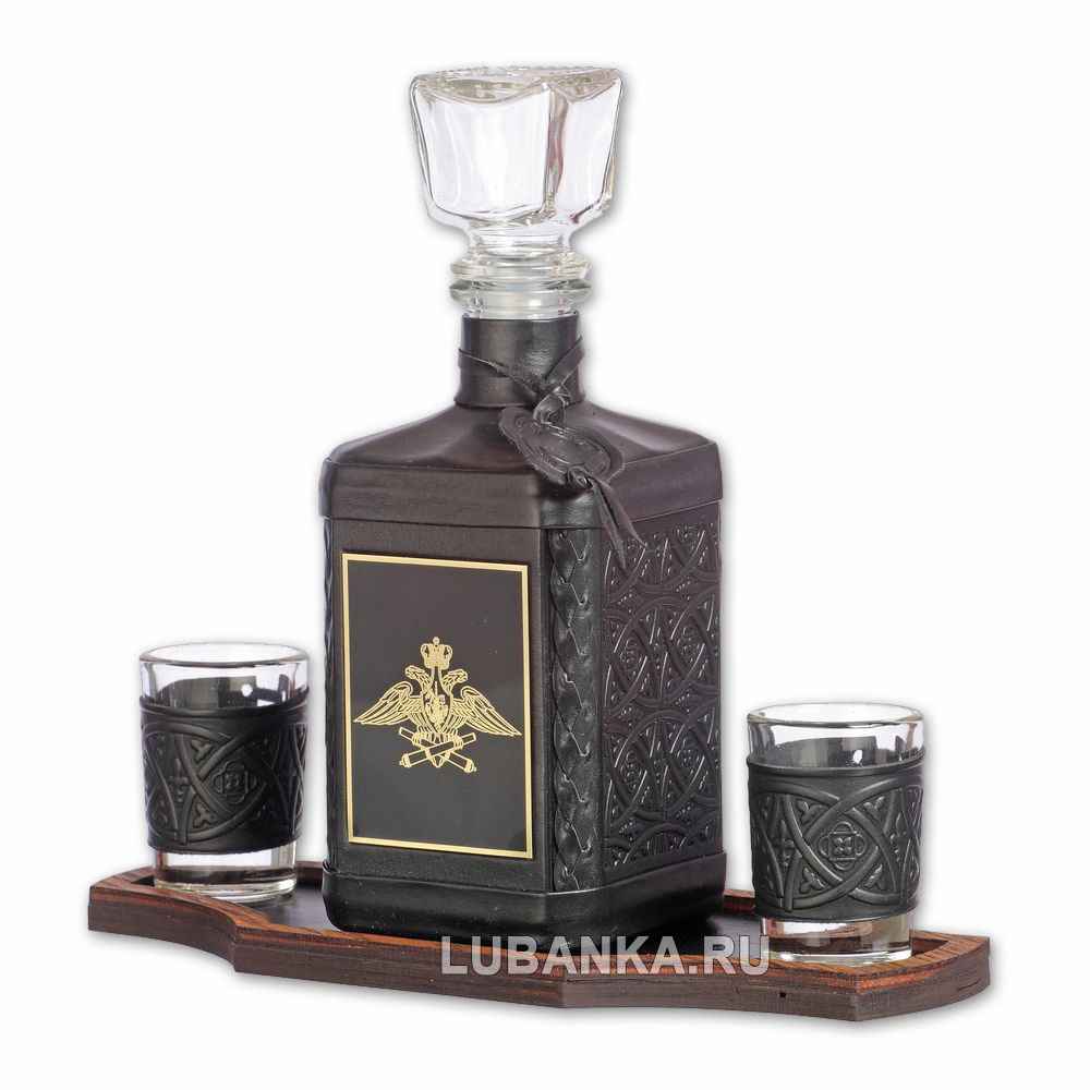 Набор для водки «Артиллерия» чёрный