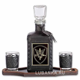 Набор для водки «ОМОН» чёрный