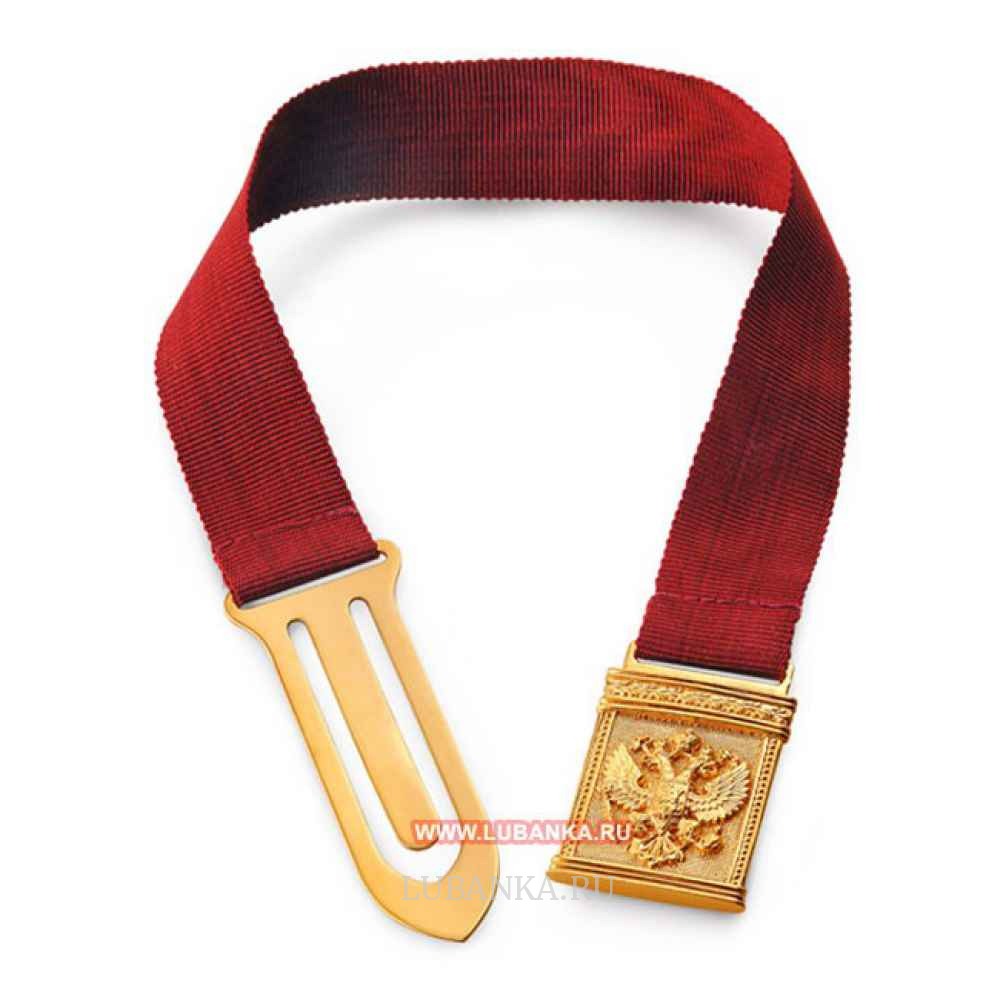 Закладка для книг Герб России серебро