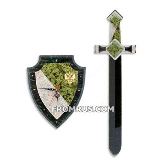 Часы настенные «Щит и меч»